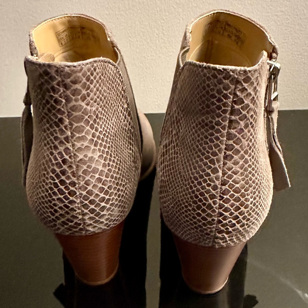 Vionic Suede Greige Ankle Booties - image 2